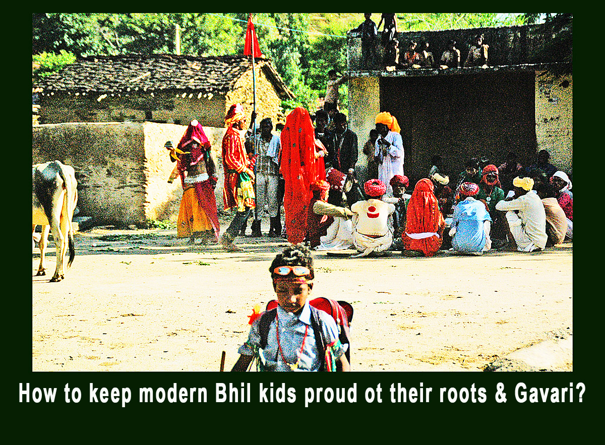 Modern tribal kids & Gavari